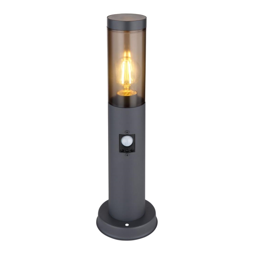 Globo - Outdoor lamp with sensor 1xE27/15W/230V 45 cm IP44