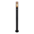 Globo - Outdoor lamp with sensor 1xE27/15W/230V IP44 110 cm black/copper