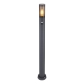 Globo - Outdoor lamp with sensor 1xE27/15W/230V IP44 110 cm black