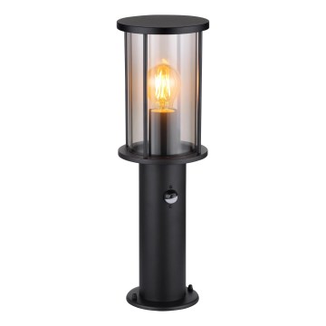 Globo - Outdoor lamp with sensor 1xE27/60W/230V IP54 45cm