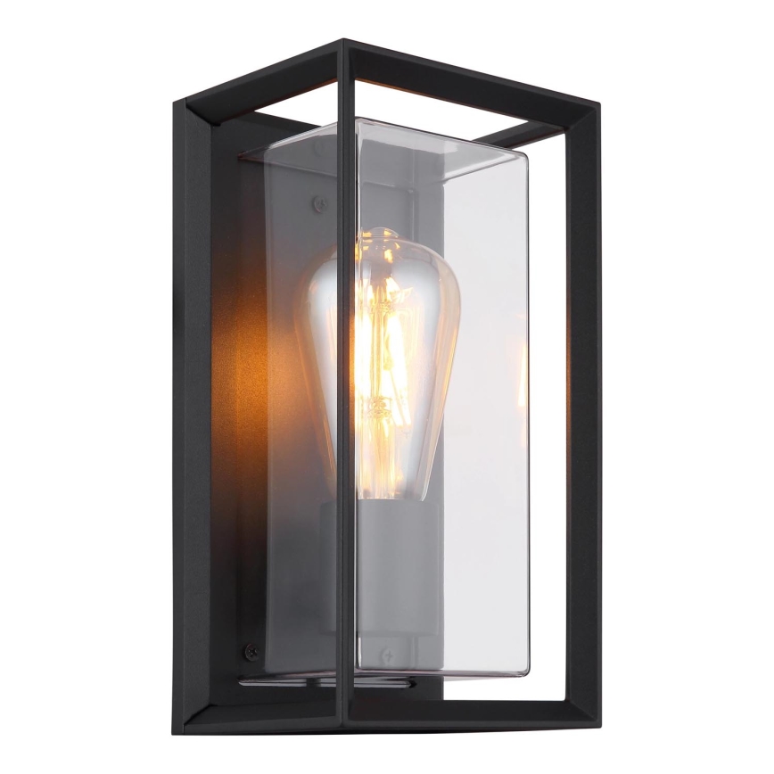 Globo - Outdoor wall light 1xE27/60W/230V IP44 black