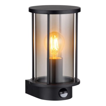 Globo - Outdoor wall light with a sensor 1xE27/60W/230V IP54