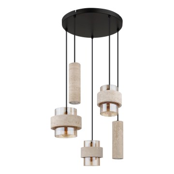 Globo - Pendant light on cable 3xE27/40W/230V + 2xGU10/10W