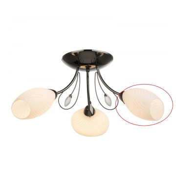 Globo - Replacement Glass for TODRA E14 Chandelier, White