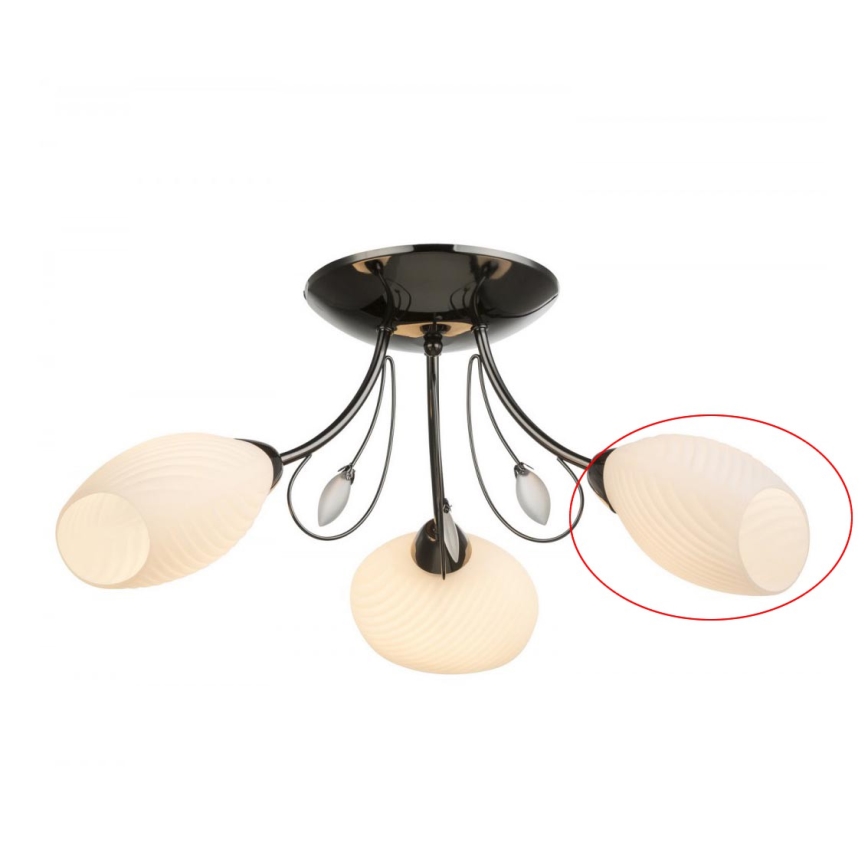 Globo - Replacement Glass for TODRA E14 Chandelier, White