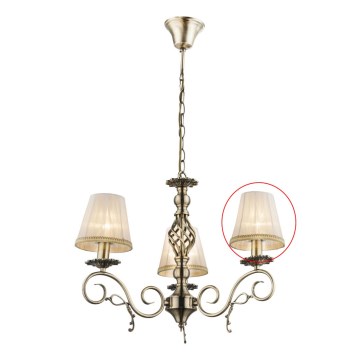 Globo - Replacement lampshade for GENOVEVA E14 chandelier