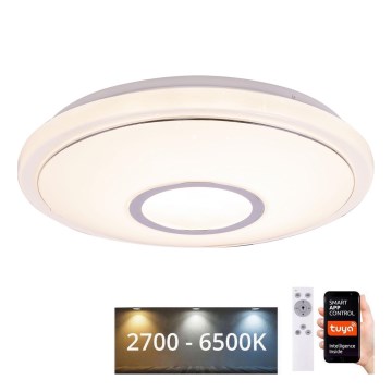 Globo - RGBW Dimmable ceiling light LED/16W/230V 2700-6500K WiFi Tuya + remote control