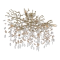 Globo - Rod-Mounted Chandelier 7xE14/40W/230V Gold