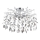 Globo - Rod-Mounted Chandelier 8xG9/8W/230V Polished Chrome