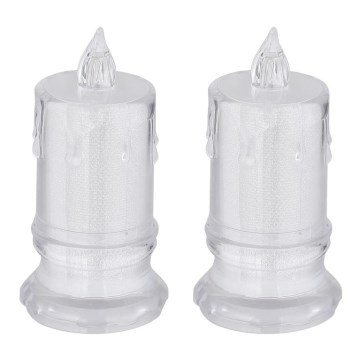 Globo - SET 2x LED Candle LED/0,25W/3xLR1130