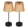 Globo - SET 2x LED Solar light LED/0,06W/3V IP44 40 mAh orange