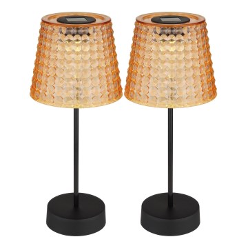 Globo - SET 2x LED Solar light LED/0,06W/3V IP44 orange
