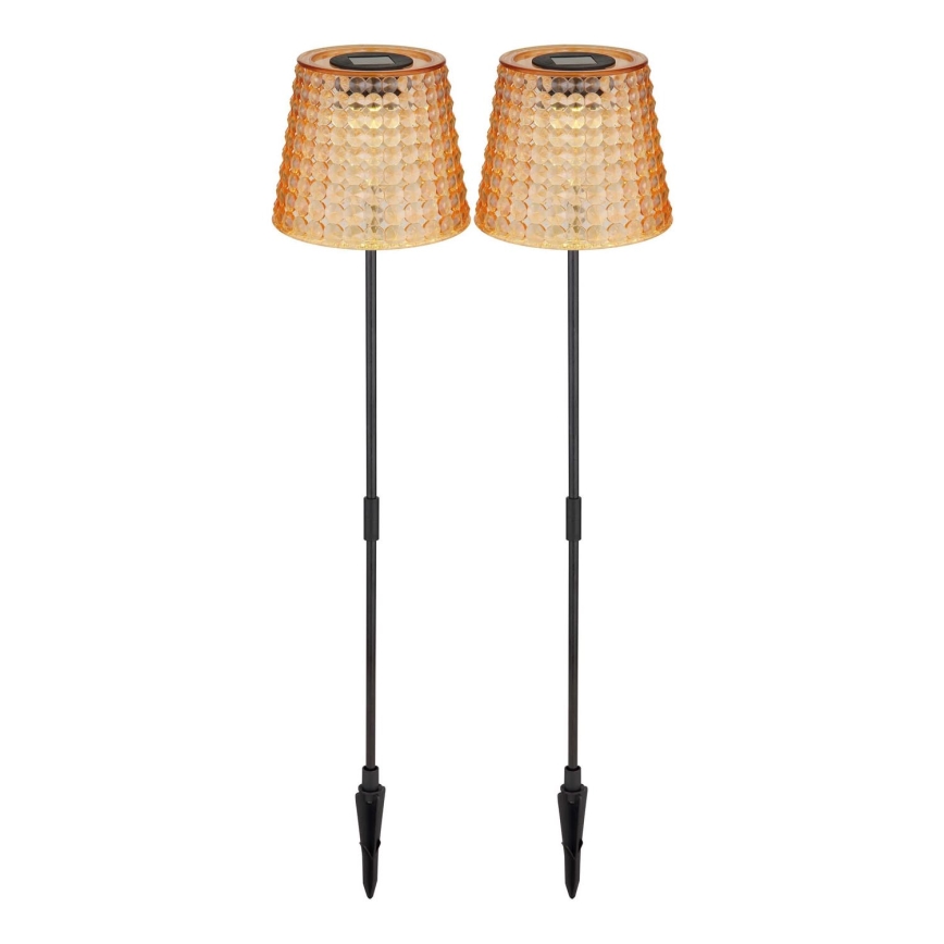 Globo - SET 2x LED Solar light LED/0,06W/3V IP44 orange