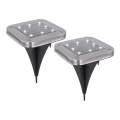 Globo - SET 2x LED Solar light LED/0,8W/1,2V IP44 300 mAh