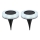 Globo - SET 2x LED Solar light LED/0,8W/3V 3200K IP44