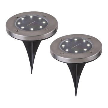 Globo - SET 2x LED Solar light LED/0,8W/3V IP44