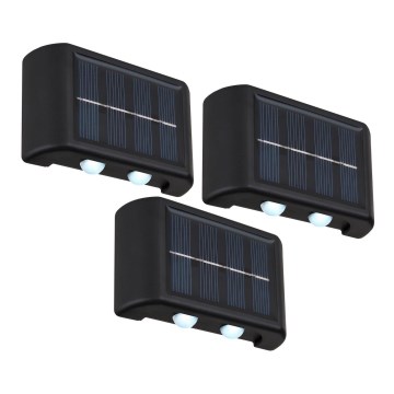 Globo - SET 3x LED Solar light LED/0,8W/3V 6500K IP44