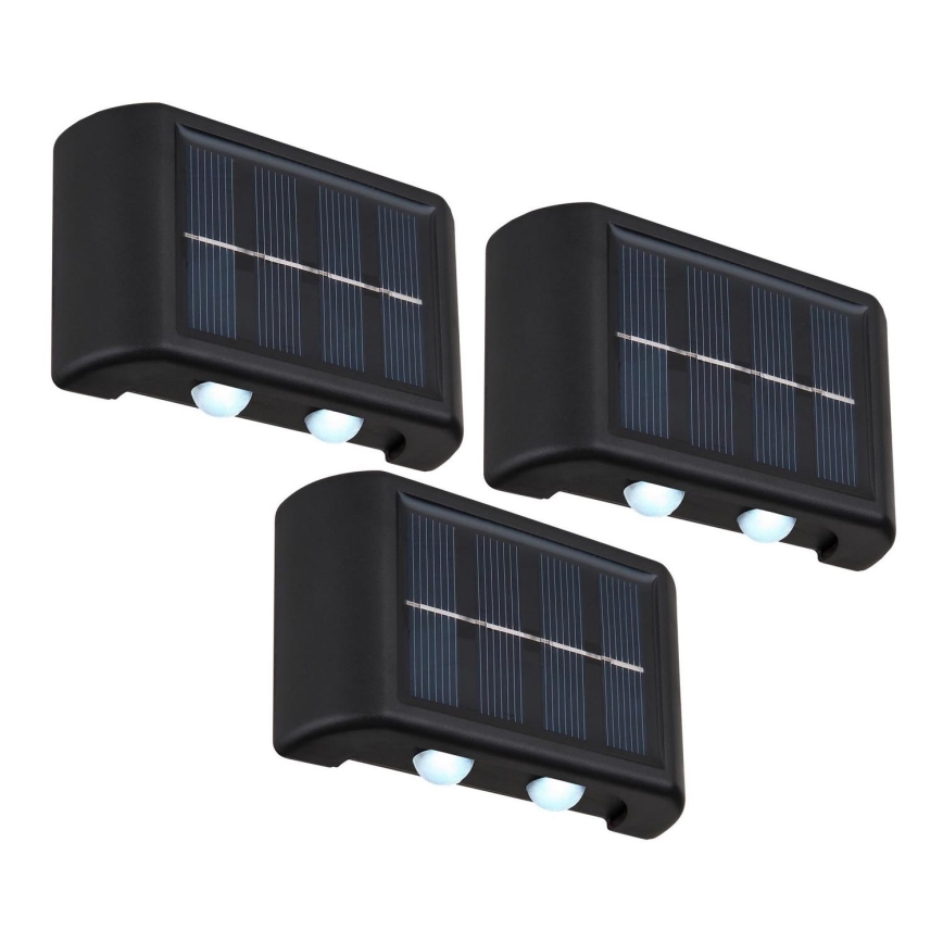 Globo - SET 3x LED Solar light LED/0,8W/3V 6500K IP44