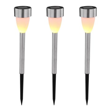 Globo - SET 3x Solar lamp 3xLED/0,06W/1,2V IP44