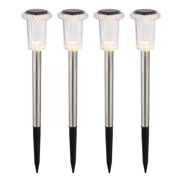 Globo - SET 4x LED Solar light LED/0,06W/1,2V IP44
