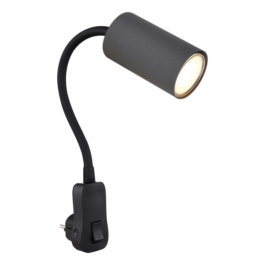 Globo - Socket wall spotlight 1xGU10/35W/230V black