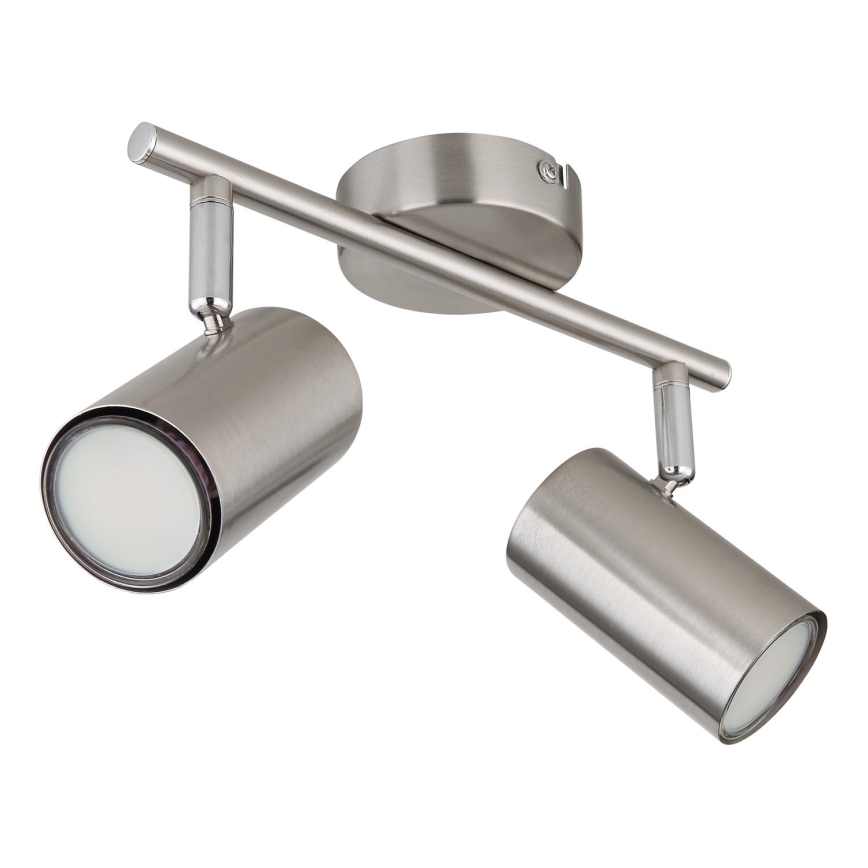 Globo - Spotlight 2xGU10/25W/230V matte chrome
