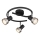 Globo - Spotlight  3xGU10/25W/230V black/silver