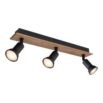 Globo - Spotlight 3xGU10/35W/230V wood/metal