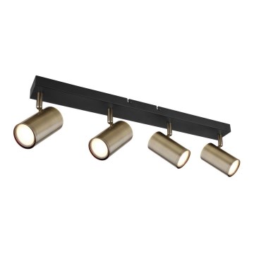 Globo - Spotlight 4xGU10/35W/230V black/brass