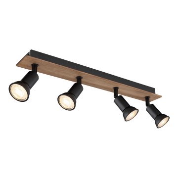 Globo - Spotlight 4xGU10/35W/230V wood/metal