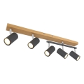 Globo - Spotlight 5xGU10/35W/230V brown/black