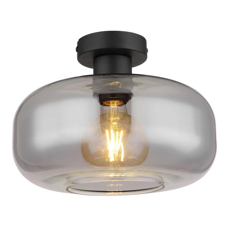 Globo - Surface-mounted chandelier 1xE27/40W/230V d. 28 cm grey