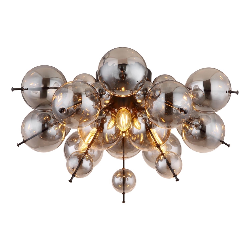 Globo - Surface-mounted chandelier 3xE14/25W/230V d. 55 cm black