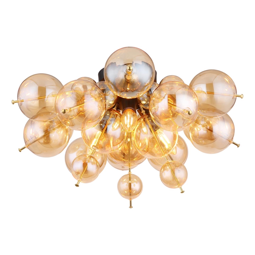 Globo - Surface-mounted chandelier 3xE14/25W/230V d. 55 cm gold