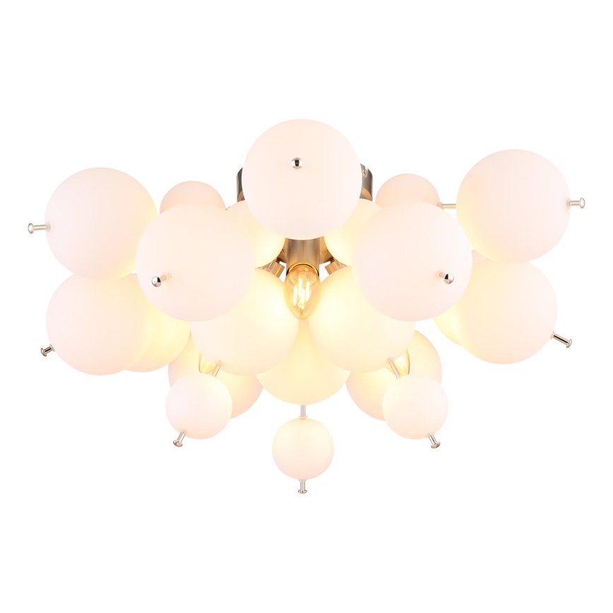 Globo - Surface-mounted chandelier 3xE14/25W/230V d. 55 cm white