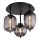 Globo - Surface-mounted chandelier 3xE14/40W/230V black