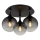 Globo - Surface-mounted chandelier 3xE27/10W/230V d. 46 cm black