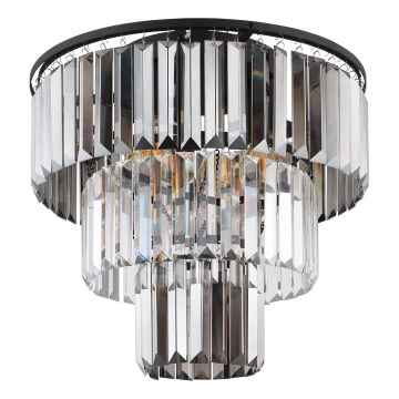Globo - Surface-mounted chandelier 3xE27/40W/230V d. 40 cm black