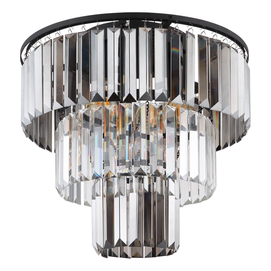 Globo - Surface-mounted chandelier 3xE27/40W/230V d. 40 cm black