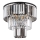 Globo - Surface-mounted chandelier 3xE27/40W/230V d. 40 cm black