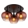 Globo - Surface-mounted chandelier 3xE27/40W/230V d. 45 cm copper