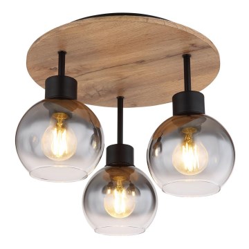 Globo - Surface-mounted chandelier 3xE27/40W/230V