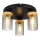 Globo - Surface-mounted chandelier 3xE27/40W/230V metal/wood