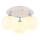 Globo - Surface-mounted chandelier 3xE27/40W/230V white