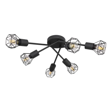 Globo - Surface-mounted chandelier 6xE14/40W/230V