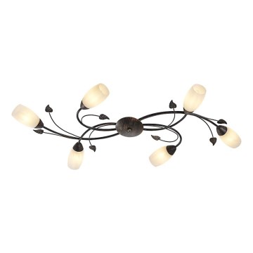 Globo - Surface-mounted chandelier 6xE14/40W/230V