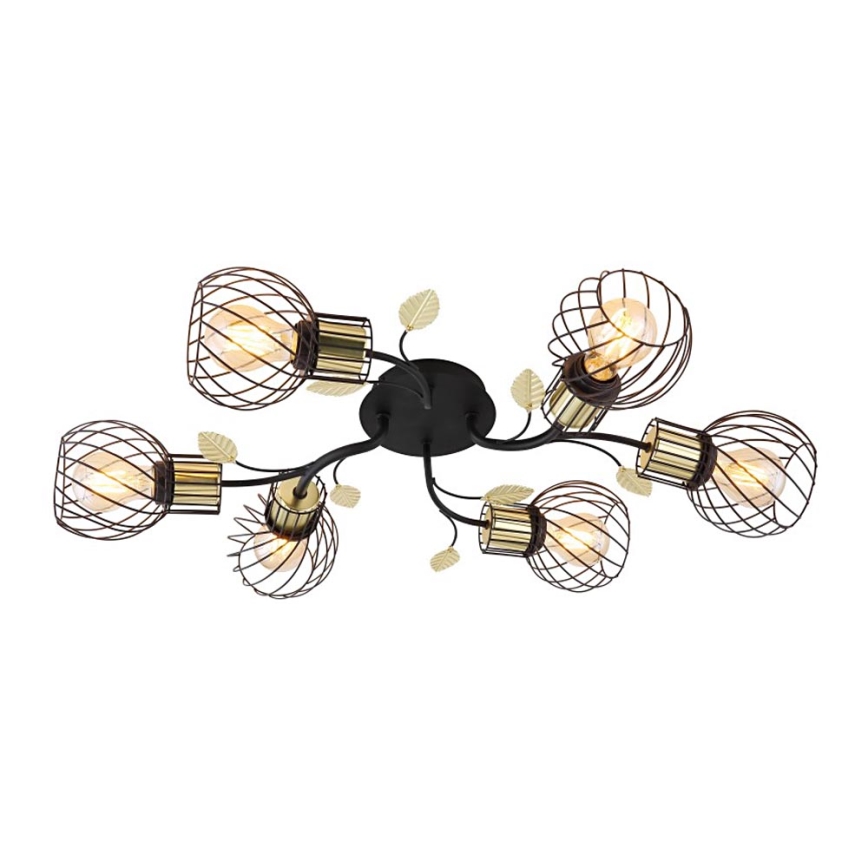 Globo - Surface-mounted chandelier 6xE27/40W/230V