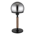 Globo - Table lamp 1xE27/40W/230V black/brown