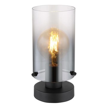 Globo - Table lamp 1xE27/40W/230V d. 12,5 cm black