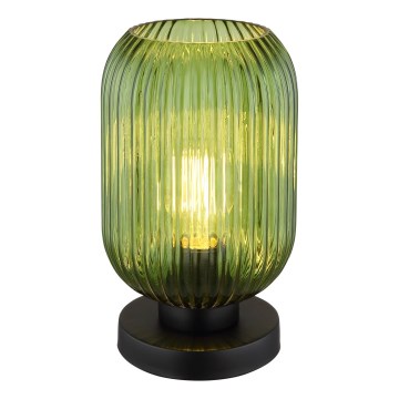 Globo - Table lamp 1xE27/40W/230V green